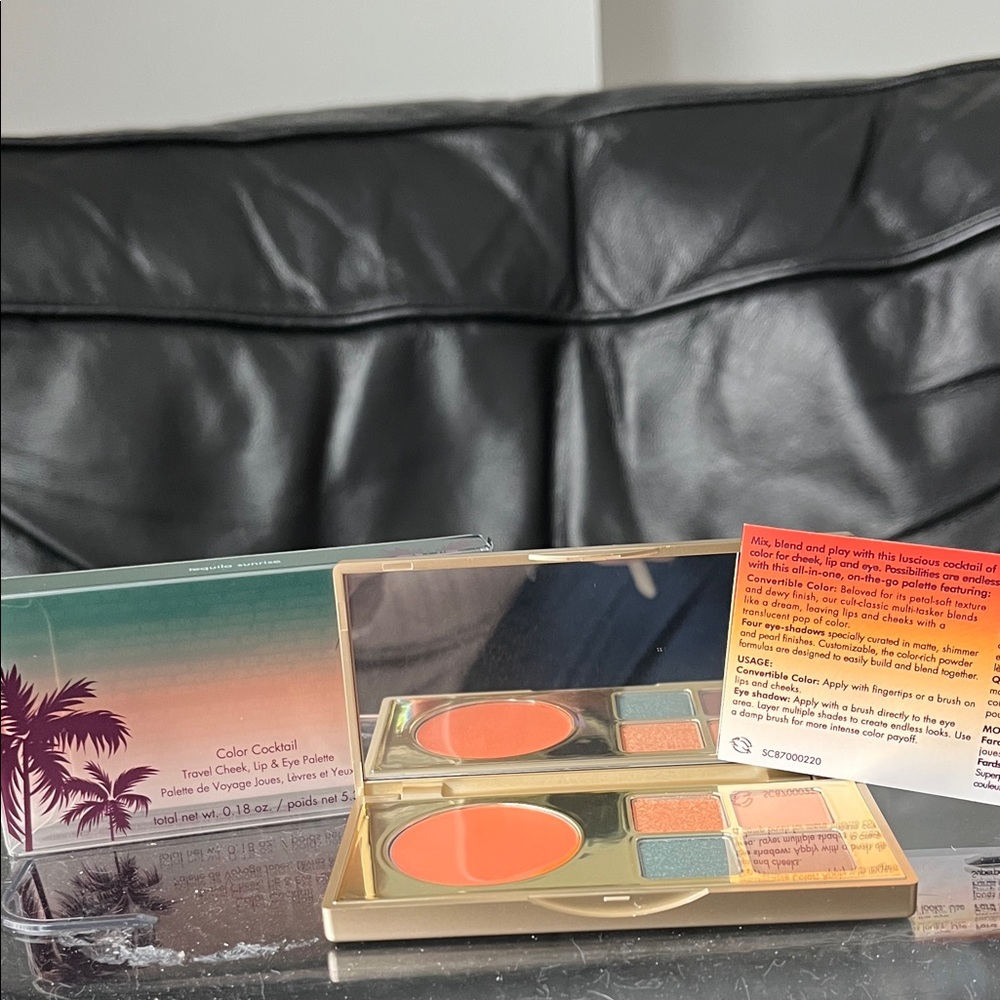 Stila Vibrant Makeup Palette with Orange and Teal